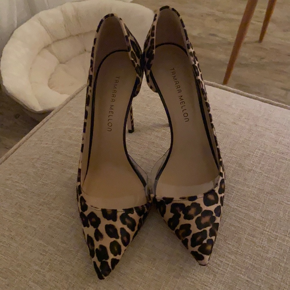Tamara Mellon Leopard Print Pumps